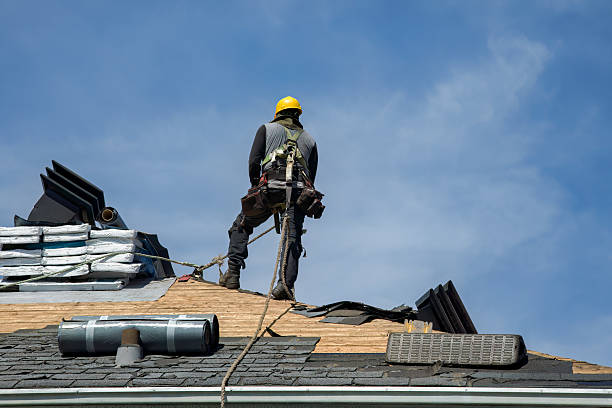 Professional Roof Repair technician working in Arlington, OH